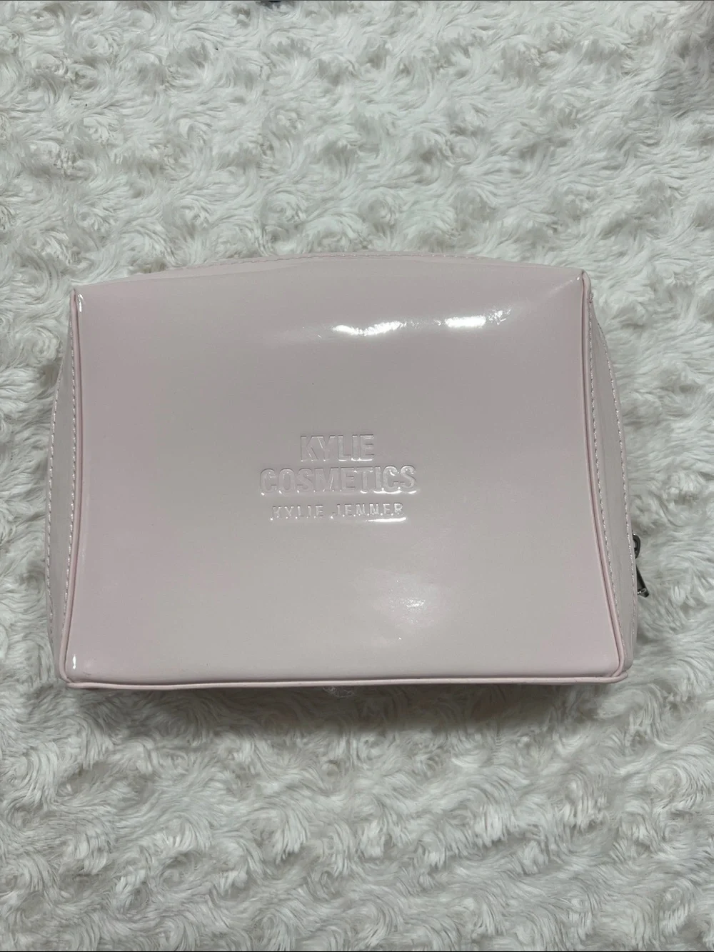 Kylie Cosmetics Glossy Light Pink Makeup Bag